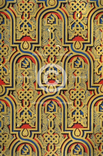 'Ornaments on panels, Hall of Ambassadors', 1907. Creator: Unknown.