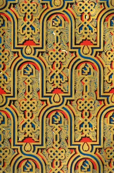 Ornaments on panels, Hall of Ambassadors 1907. Creator: Unknown