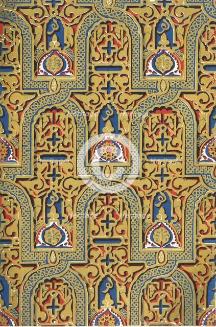 'Ornaments on panels, Hall of Ambassadors', 1907. Creator: Unknown.