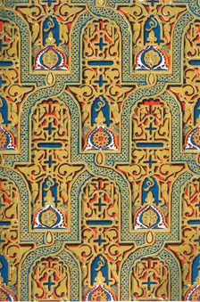Ornaments on panels, Hall of Ambassadors 1907. Creator: Unknown