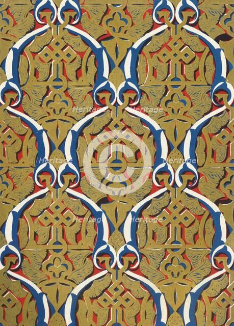 'Ornaments in panels, Court of the Mosque', 1907.  Creator: Unknown.