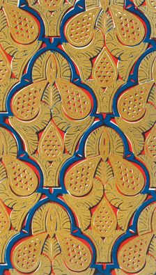 Ornaments in spandrils of arches, Hall of the Abencerrages 1907. Creator: Unknown