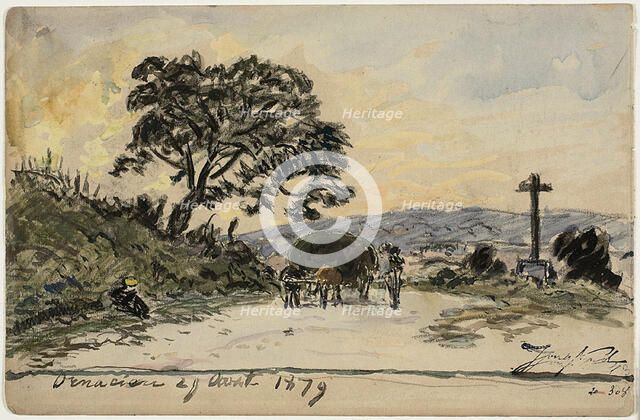 Ornacieux (recto and verso), 1879. Creator: Johan Barthold Jongkind.