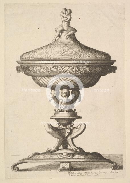 Ornate goblet, 1642. Creator: Wenceslaus Hollar.