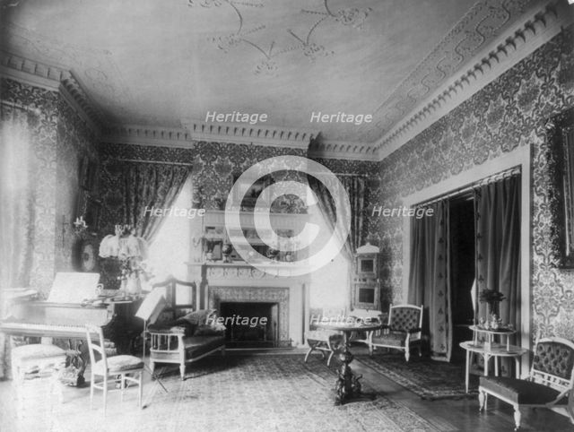 Ornate interiors of Chandler Hale house, 1001 16th St., N.W., Washington, D.C., c1900. Creator: Frances Benjamin Johnston.