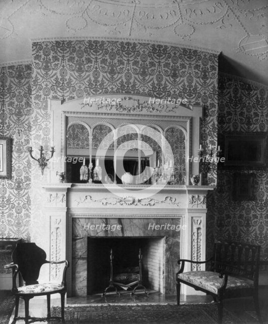 Ornate interiors of Chandler Hale house, 1001 16th St., N.W., Washington, D.C., c1900. Creator: Frances Benjamin Johnston.