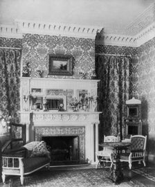 Ornate interiors of Chandler Hale house, 1001 16th St., N.W., Washington, D.C., c1900. Creator: Frances Benjamin Johnston