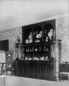 Ornate interiors of Chandler Hale house, 1001 16th St., N.W., Washington, D.C., c1900. Creator: Frances Benjamin Johnston
