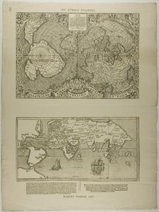 Orontius Finaeus, 1531, reprinted 1889. Creator: Unknown