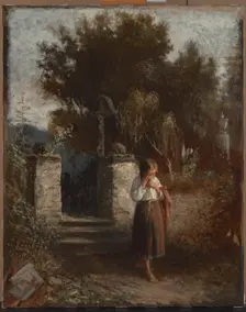 Orphan, 1870. Creator: Aleksander Kotsis