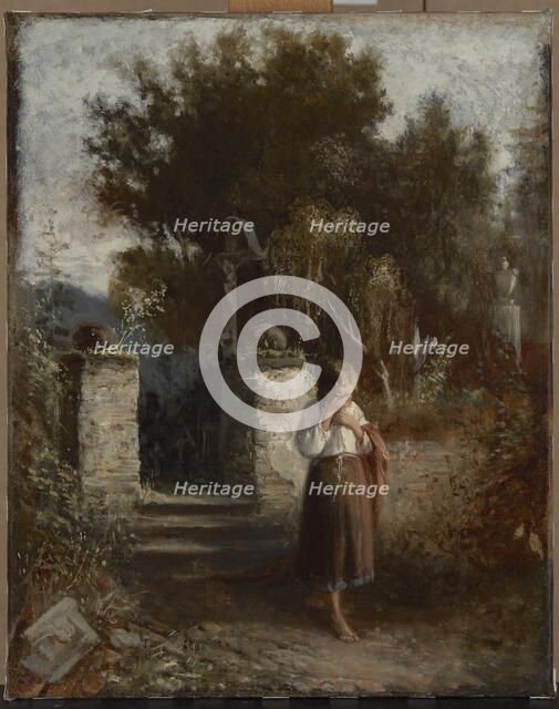 Orphan, 1870. Creator: Aleksander Kotsis.