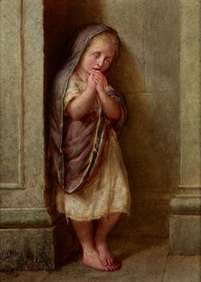 Orphan, 1873. Creator: Wincenty Slendzinski