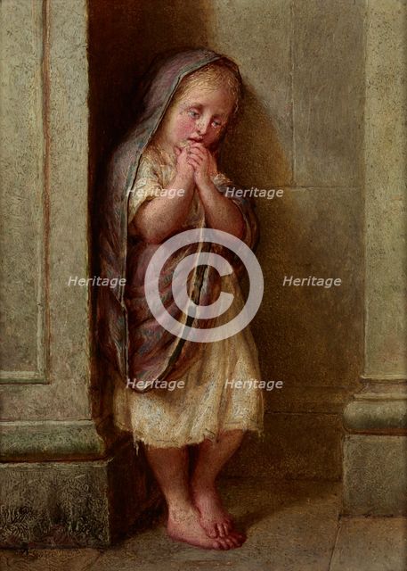 Orphan, 1873. Creator: Wincenty Slendzinski.