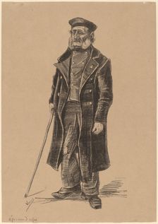 Orphan Man, Standing, 1882. Creator: Vincent van Gogh
