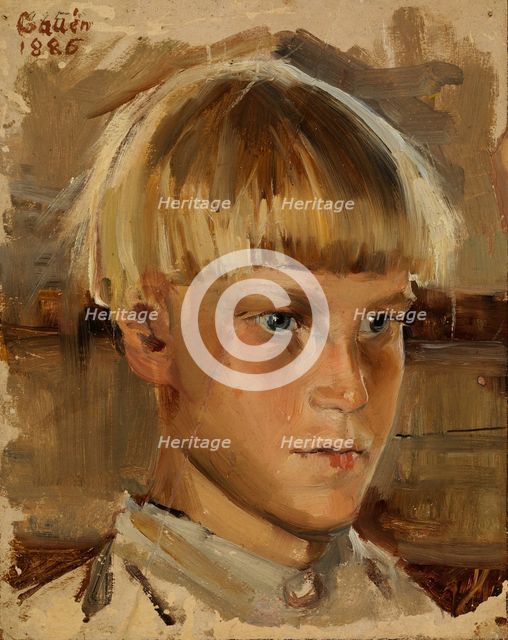 Orphan Boy, 1886. Creator: Akseli Gallen-Kallela.