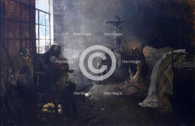 Orphans, 1890. Creator: Fernando Cabrera Cantó.