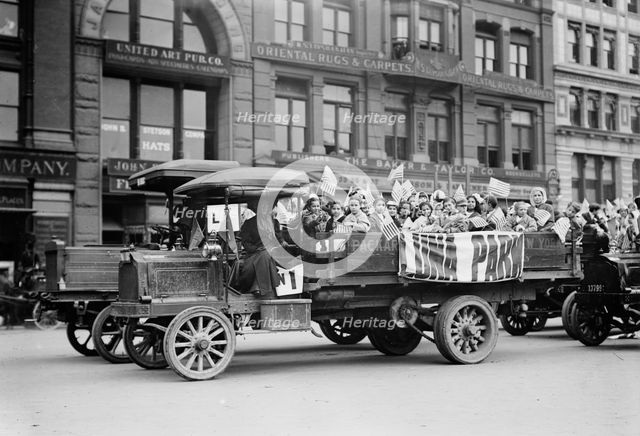 Orphans going to Coney Island, 1911. Creator: Bain News Service.