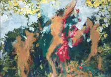 Orpheus torn by the Maenads, ca 1944