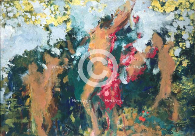 Orpheus torn by the Maenads, ca 1944.