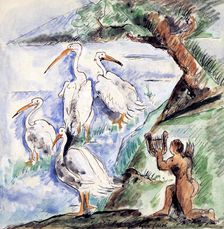 Orpheus with the Pelicans c1900-1944. Artist: Max Jacob