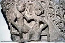 Orpheus and Euridyce, Beni-Souef, Egypt, 3rd century