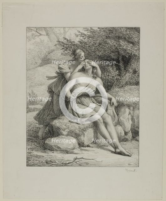 Orpheus and Eurydice, 1800/30. Creator: Louis Hersent.