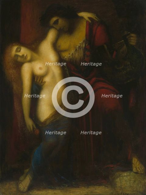 Orpheus and Eurydice. Creator: Frey-Moock, Adolf (1881-1954).
