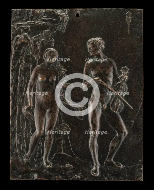 Orpheus and Eurydice, c. 1515. Creator: Peter Vischer the Younger.