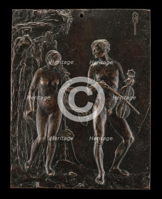 Orpheus and Eurydice, c. 1515. Creator: Peter Vischer the Younger.