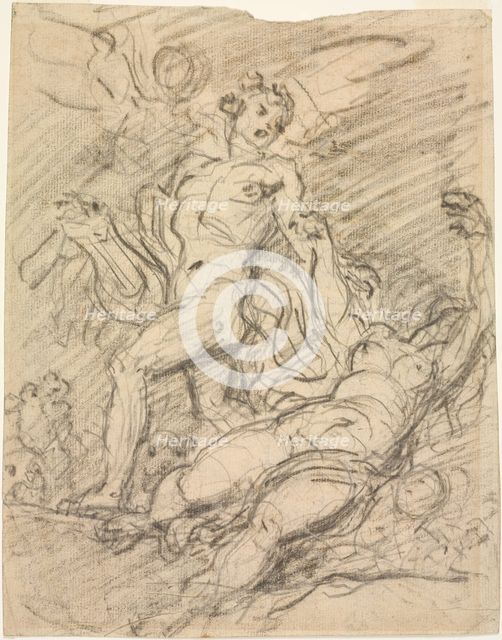 Orpheus and Eurydice (recto) , c. 1761. Creator: Jean-Honoré Fragonard (French, 1732-1806).