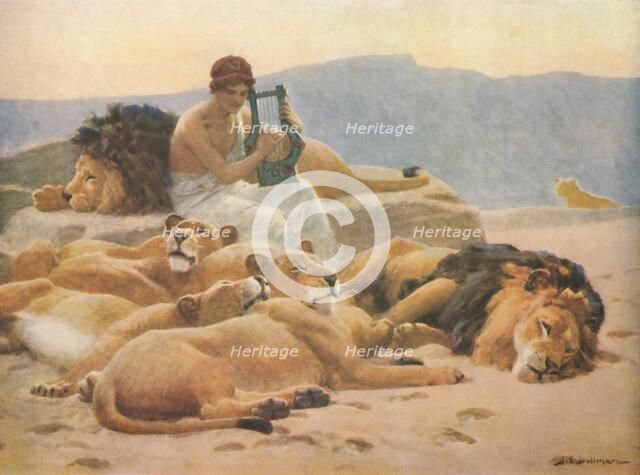 'Orpheus and His Lute', late 19th-early 20th century, (1914). Creator: John Charles Dollman.