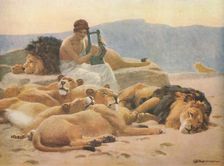 Orpheus and His Lute late 19th-early 20th century, (1914). Creator: John Charles Dollman