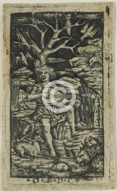 Orpheus Charming the Animals, 1490/1510. Creator: Peregrino da Cesena.