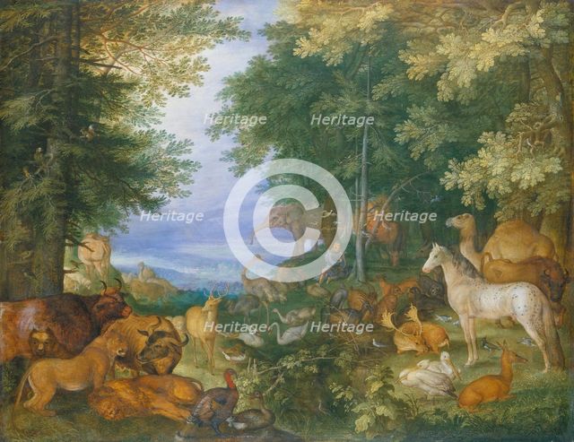 Orpheus Charming the Animals with His Music, 1610. Creator: Roelandt Savery.