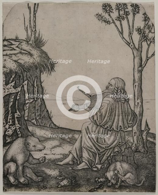 Orpheus Charming the Animals, c. 1505. Creator: Marcantonio Raimondi (Italian, 1470/82-1527/34).