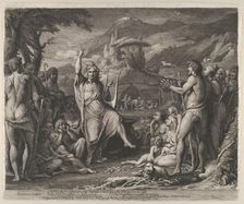 Orpheus Instructing a Savage People in Theology and the Ar..., plate dated May 1, 1791, issued 1792. Creator: James Barry