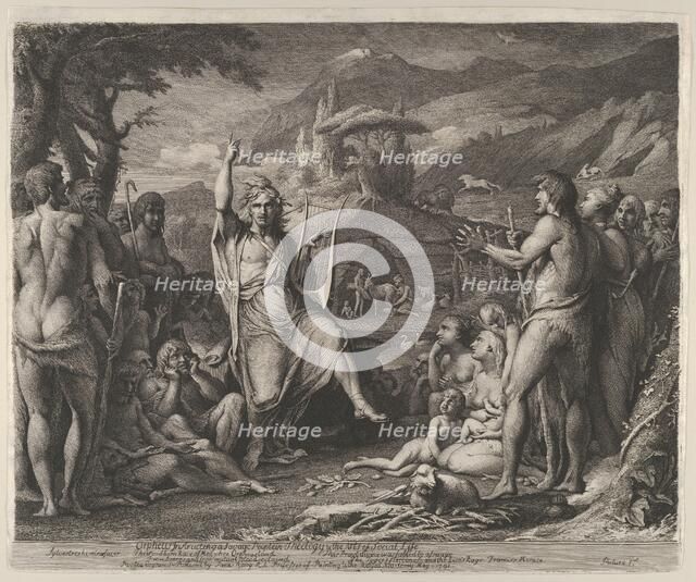 Orpheus Instructing a Savage People in Theology and the Ar..., plate dated May 1, 1791, issued 1792. Creator: James Barry.