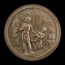 Orpheus Losing Eurydice, late 15th - early 16th century. Creator: Moderno