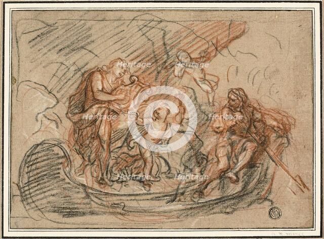 Orpheus on the River Styx, n.d. Creator: Antoine Coypel.