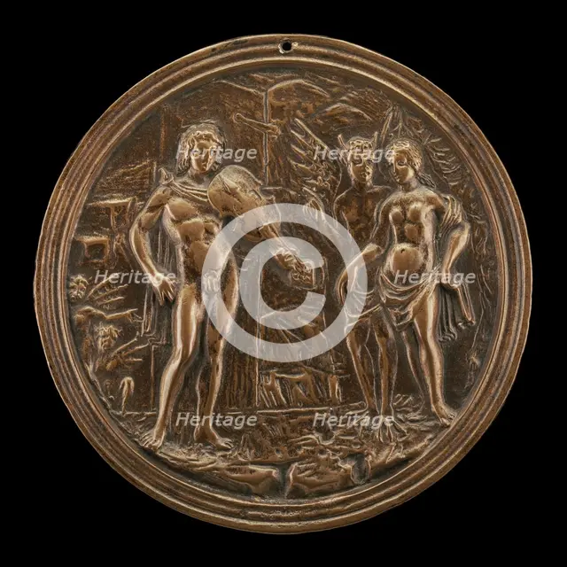 Orpheus Redeeming Eurydice, late 15th - early 16th century. Creator: Moderno.