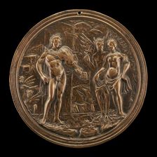 Orpheus Redeeming Eurydice, late 15th - early 16th century. Creator: Moderno