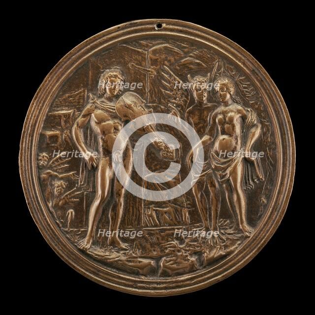 Orpheus Redeeming Eurydice, late 15th - early 16th century. Creator: Moderno.