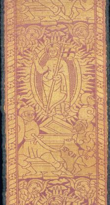 Orphrey Band (Depicting the Resurrection), Italy, 15th/16th century. Creator: Unknown