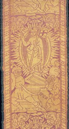 Orphrey Band (Depicting the Resurrection), Italy, 15th/16th century. Creator: Unknown