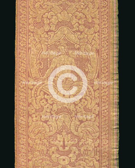 Orphrey Band, Italy, 15th/16th century. Creator: Unknown.