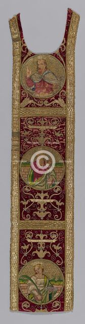 Orphrey Band, Italy, 17th century. Creator: Unknown.