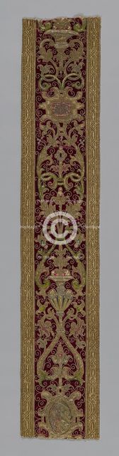 Orphrey Band, Spain, 17th century. Creator: Unknown.