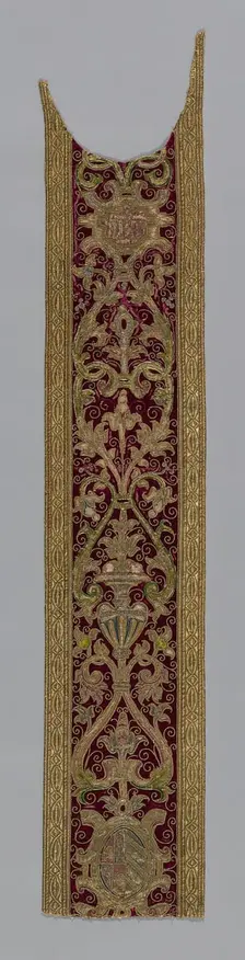 Orphrey Band, Spain, 17th century. Creator: Unknown