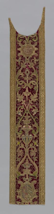 Orphrey Band, Spain, 17th century. Creator: Unknown
