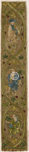 Orphrey Band: The Tree of Jesse, c. 1350. Creator: Unknown.